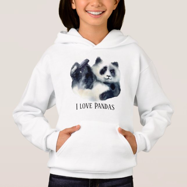 mignon panda ours lover ajouter nom (Devant)