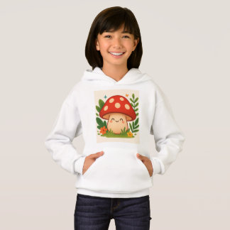Mignon sweat à capuche champignon pour enfants