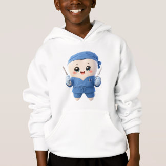 Mignon Sweat à Capuche pour Enfants Chirurgien Den