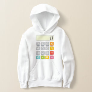 Mignon sweat-shirt de calculatrice de maths pour l