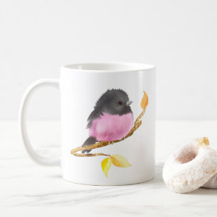 Mignonne animal rose Robin Oiseau Mug