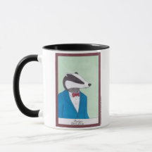 Mignonne Badger Animal Spirit Mug