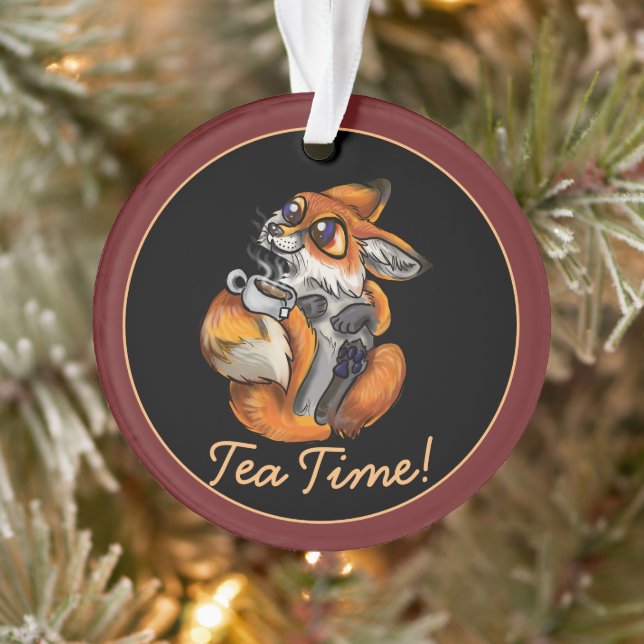 Mignonne Bébé Fox Tea Time! (Arbre)