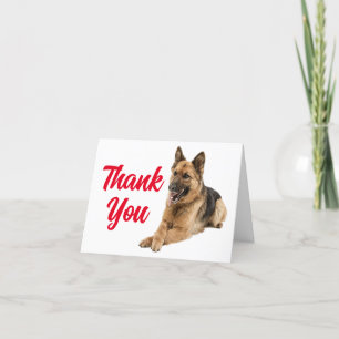 Mignonne berger allemand Chien chiot Carte de reme