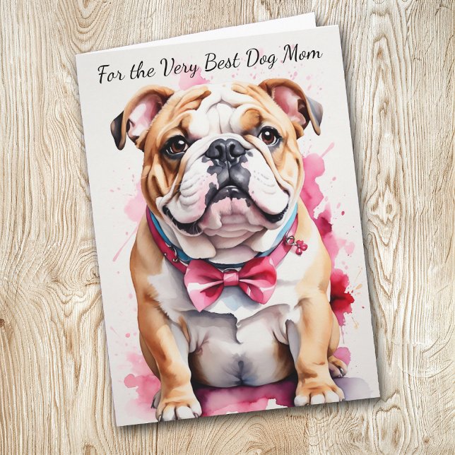 Mignonne Bulldog Vous Faites Ma Carte De Wag De Qu (Créateur téléchargé)