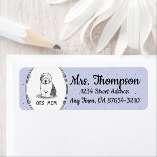 Mignonne chien OES Maman Vieux anglais Sheepdog Ma