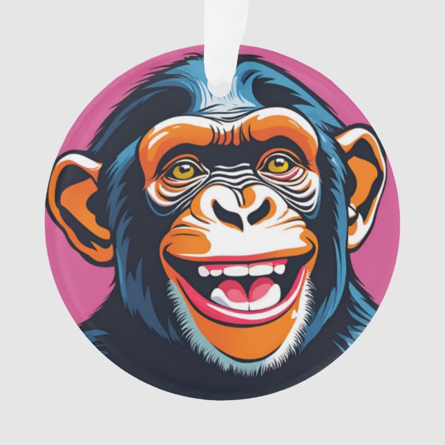 Mignonne Chimpanzée rit (devant)