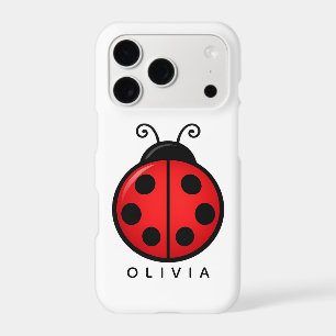 Mignonne coccinelle rouge personnalisée avec nom -
