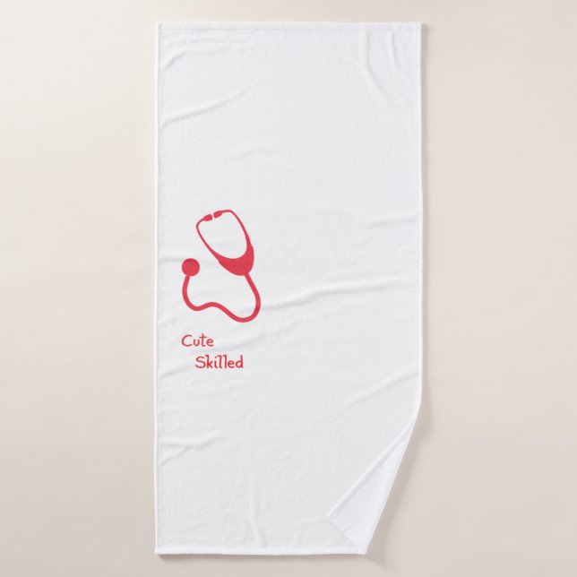 Mignonne Compétente CNA Certified Nursing Assistan (Serviette de bain)