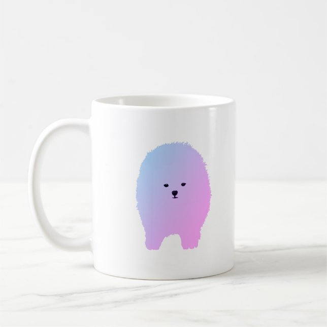 Mignonne, douce Mug de Chien Poméranien (Gauche)