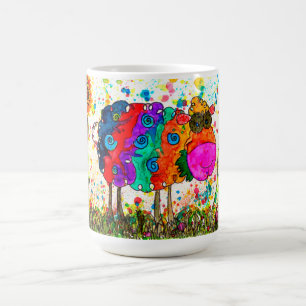Mignonne et colorée mouton Mug