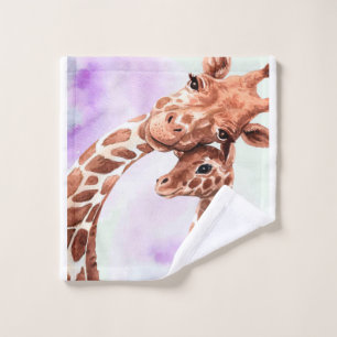 Mignonne Giraffe Maman Et Bébé, Cadeau Pour Fille