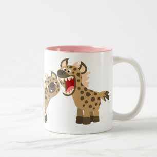 Mignonne Hyenas Mug Caricature À Tee Gros