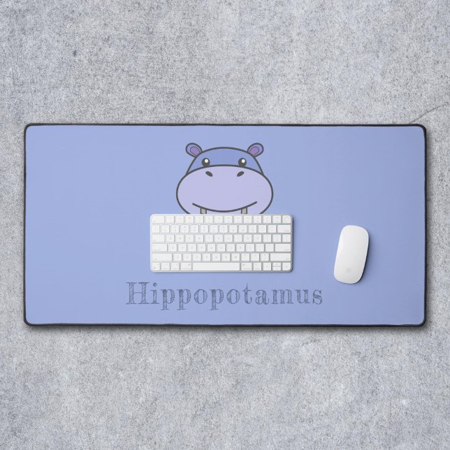 Mignonne marionnette de bureau Hippo (Cute Hippo Desk Mat)