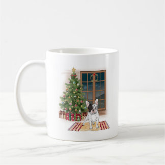 Mignonne Mug de Noël de Bulldog Français