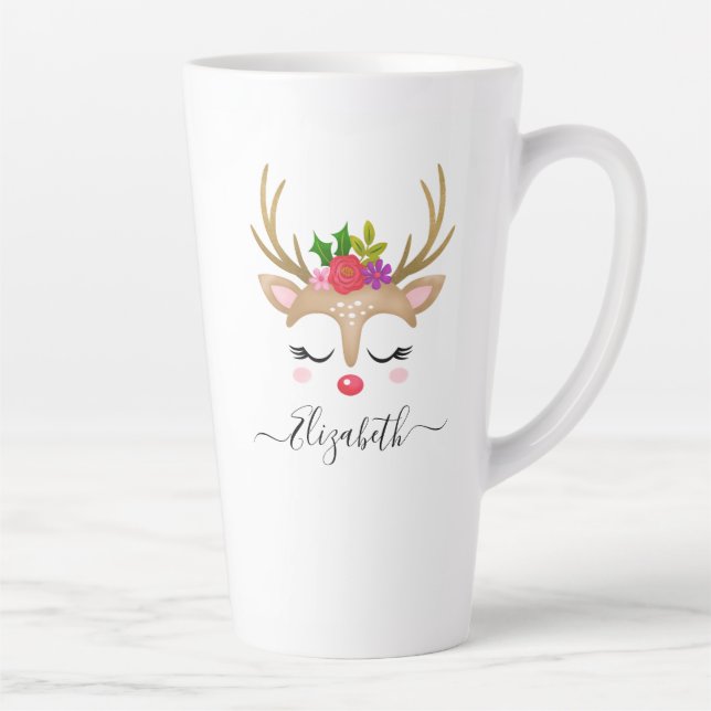 Mignonne Mug de rennes de Noël (Droite)