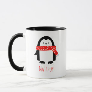 Mignonne Noël Penguin d'hiver Mug
