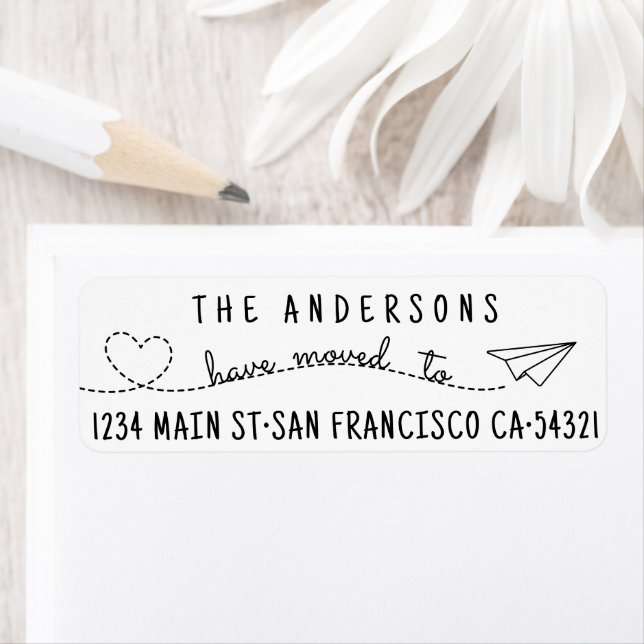 Mignonne Nous Avons Déplacé Moderne Papier Cardiaq (En situation)