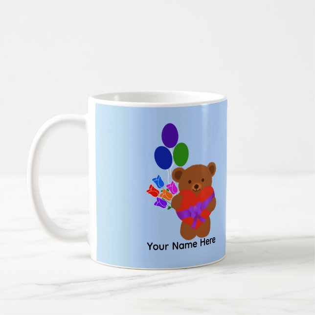 Mignonne ours en peluche #3 Mug (Gauche)