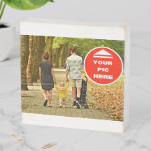 Mignonne ! Panneau Boîte en bois - Personnalisé 6"