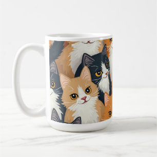 mignonne tasse de chat.