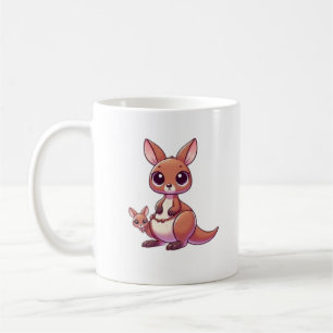 mignonne tasse kangourou