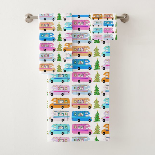 Mignonne vacances Noël RV Camper Motorhome Noël (En situation)