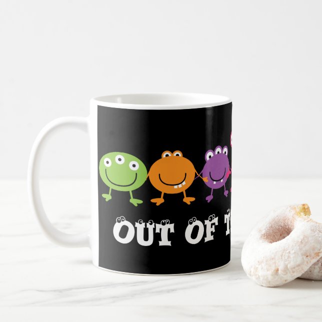 Mignons Aliens givré Mug (Avec donut)