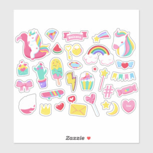 Mignons Conception Bundle Unicorn Girls Stickers F