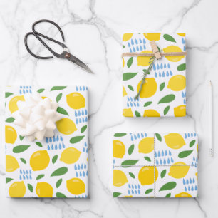 Mignons et feuilles verts motif