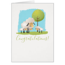 Mignons et trois agneaux Nouveau Triplet Baby