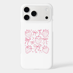 Mignons Nœuds Rose Fraise Kawaii Coquette