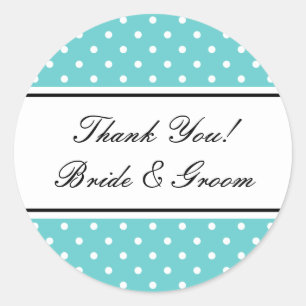 Mignons ronds vous remercient des autocollants