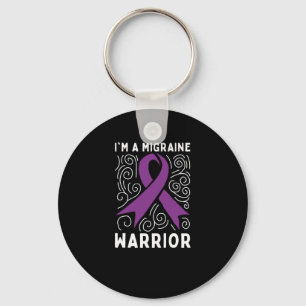 Migraine Awareness Headache Keychain