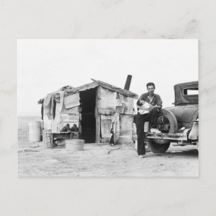 Migrant home 1937. postcard