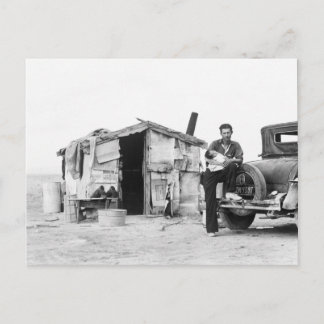 Migrant home 1937. postcard