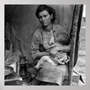 Migrant Mother alternative version Poster