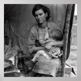 Migrant Mother alternative version Poster