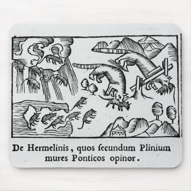 Migration of lemmings mouse pad (Front)