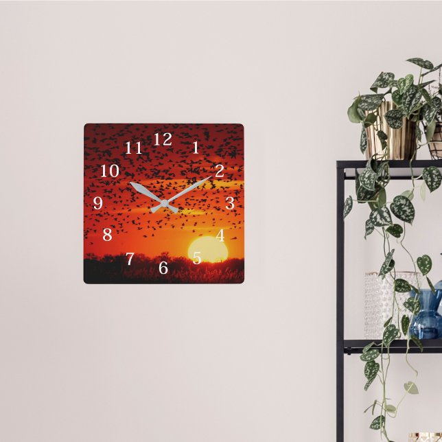 Migration of the Blackbirds at Quivira Square Wall Clock (Creator Uploaded)