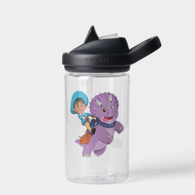 Miguel and Tango | Dino Ranch Water Bottle (Left)