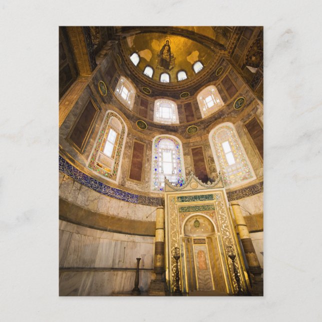 Mihrab in the Hagia Sophia Postcard (Front)