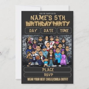  Mijos Party Invitation 90s Theme Kids Birthday