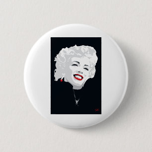 MIK05BW Miki Marilyn.tif 2 Inch Round Button