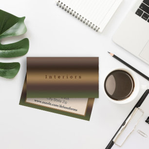 Mikado Coco Brown Business Card