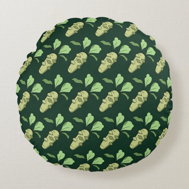 Mikado Round Pillow (Front)