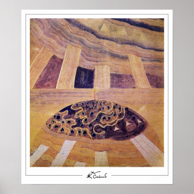 Mikalojus Konstantinas Ciurlionis Zedign Art Post… Poster (Front)