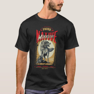 Mikasuki Native American Indian Born Wolf Spirit R T-Shirt