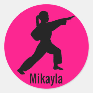 Mikayla rose chaude Karate Girls stickers