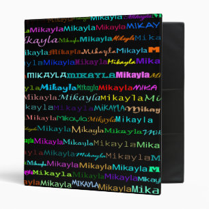 Mikayla Text Design I Binder